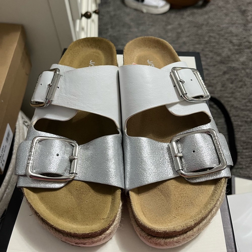 J slides Birkenstocks